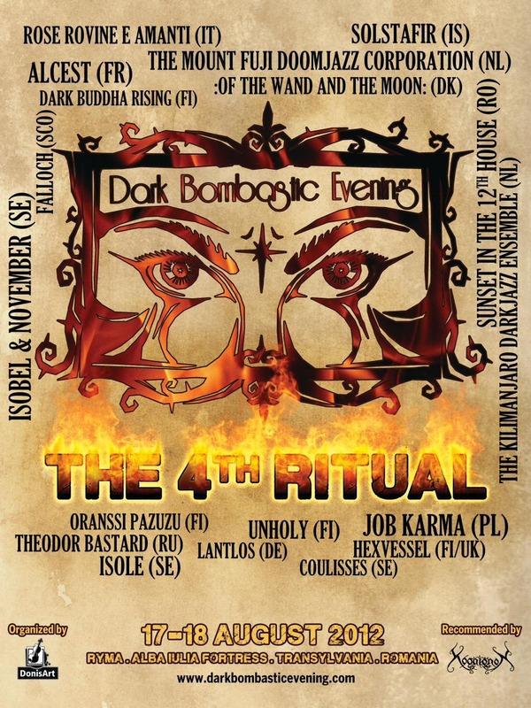 Dark Bombastic Evening - 4th Edition — 2012 poster